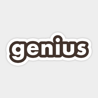 genius Sticker